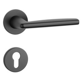 Handle set with round roses AT LUNA R