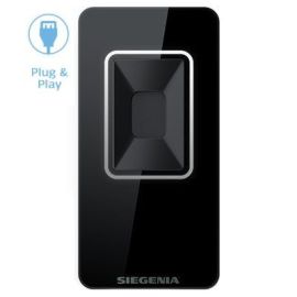 SI-BUS Plug&Play piekļuves kontrole koka durvīm ar vērtnē IEBŪVĒJAMU BIOMETRISKO lasītāju