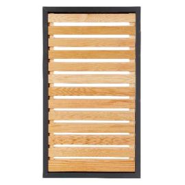 Slēģu paneļi SILQ-AR ar alumīnija rāmi un fiksētām koka lamelēm. BLANK.