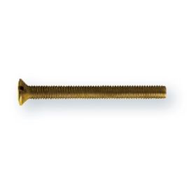 Screw 6x100mm, matt brass