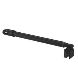 Adjustable stabilisation rod for shower 260-440 mm - round profile, wall/glass 45°
