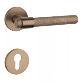 Handle set with round roses ST GOYA R