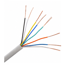 Low-voltage cable, unshielded, 8*0.22, white