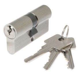 Profilinis cilindras H6 30–40 mm, matinis nikeliuotas varis