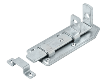 Locking bolt, 160x65x2,5, galvanised
