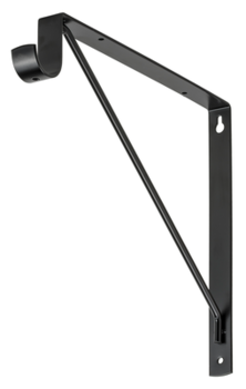 Bracket with hook, 260x300, black
