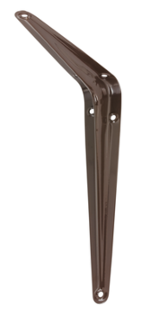 Sheet steel bracket, 75x100, brown