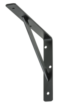 Shelf bracket, 300x200, black