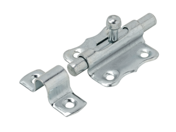 Barrel bolt 35 x 35 x 0,7 mm, galvanised