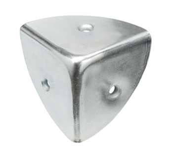 Chest corner, 28 mm, galvanised