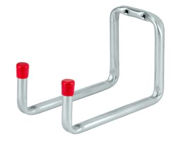 Tool holder 120x175x90, galvanised / red end caps