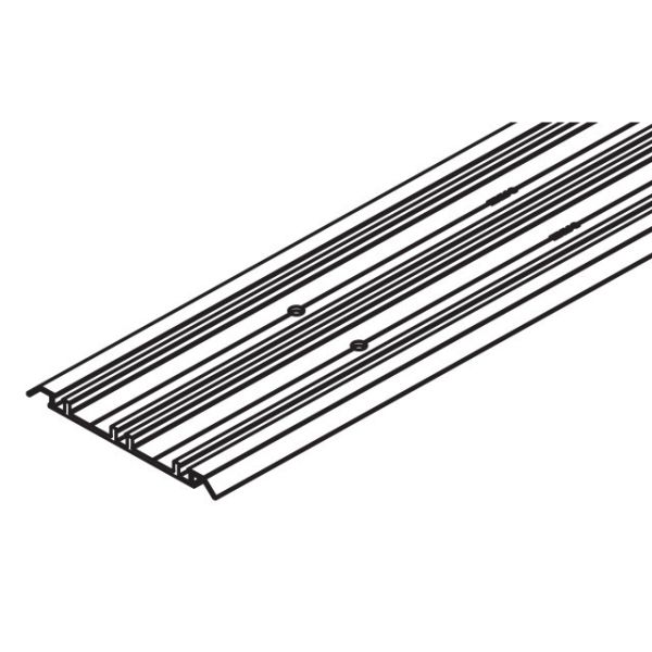 042.3082.600 triple running track surface mounted, pre-drilled, aluminium anodized, 6000 mm