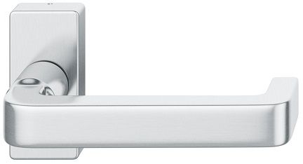 FSB 09 1134 handle for framed fireproof emergency door on square rose, stainless steel