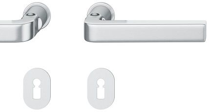 Plug-in handle set BB, stainless steel