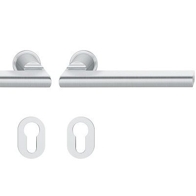 Plug-in handle set PZ, stainless steel