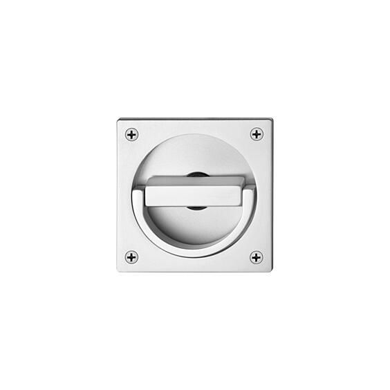 Sliding door handle 70x70 mm, alum. F1