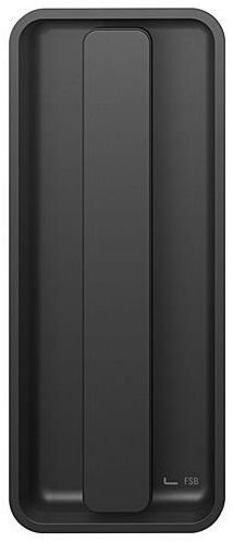 Sliding door handle, rectangular, non-lockable, aluminium S8