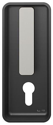 Sliding door handle PZ, rectangular, aluminium S8/F1