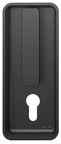 Sliding door handle PZ, rectangular, aluminium S8