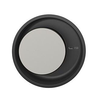 Sliding door handle, round, aluminium S8/F1, RIGHT