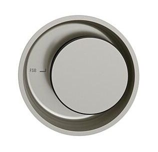 Sliding door handle, round, aluminium F1, LEFT