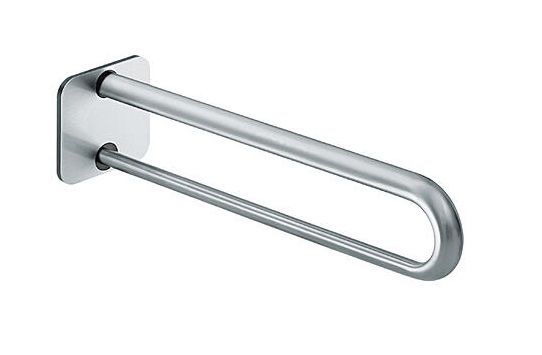 Basin/WC support rail 700mm, matt stainless steel