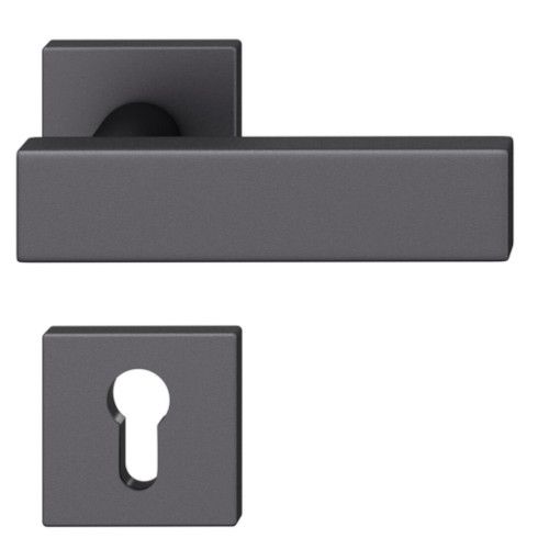 FSB 1003 rankenos/kvadratinės rozetės komplektas PZ, juodas aliuminis S8