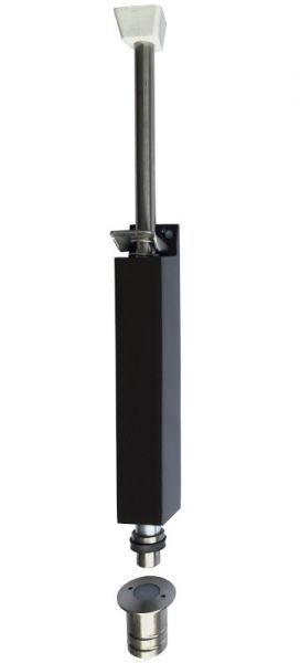 Doorstop, 120 mm, dark brown