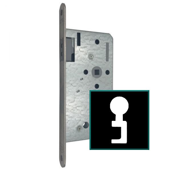 116-1/2-BB 55/72-20 magnetic lock, st.steel black