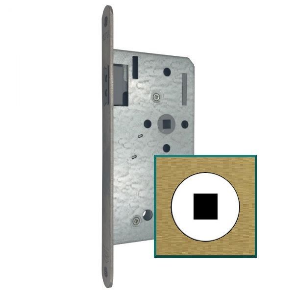 116-1/2-WC 55/78-20 magnetic lock, stainless steel, brass tone painted