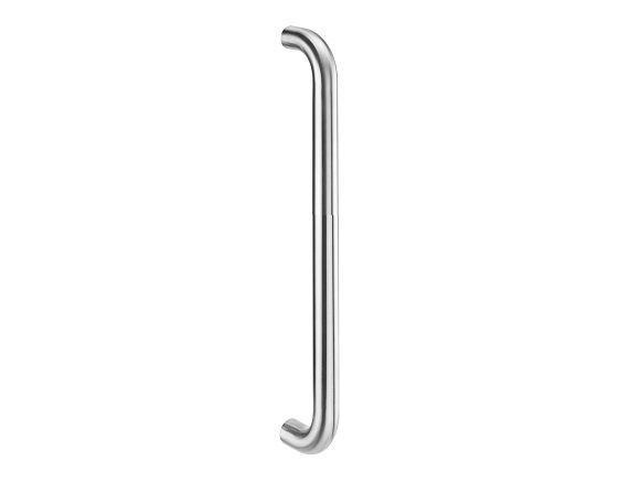 Pull handle with fastening., Ø25x300 mm, stainless steel