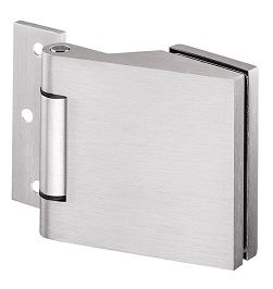 Glass door hinge 8-12mm, aluminium