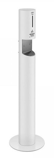 Automatic hand sanitiser dispenser, white