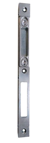 19-504V adjustable strike plate 18 mm, lightly galvanised