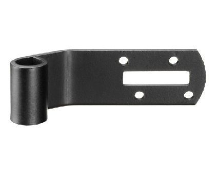 2169 Adjustable hinge base, cranked 26°, black