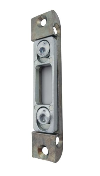 2319-504V adjustable strike plate, lightly galvanised