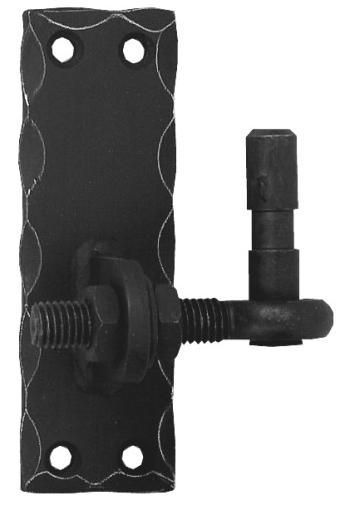 Hinge hook, adjustable, 16mm, black