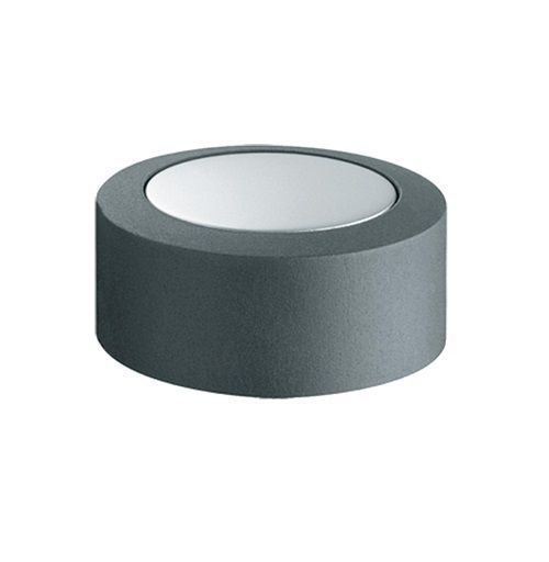 Floor door stop 24x48mm, alum.F1