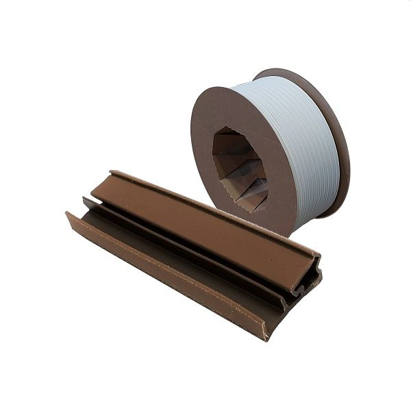 Weather seal for doors and windows 5000,12mm, AC,brown-rustic (roll 200 m)