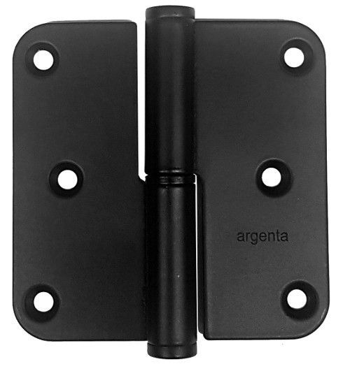 Hinge RFS 80/80A, right, black stainless steel