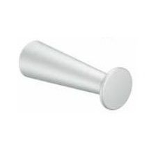 Towel hook A100, 40mm, metallic aluminium grey tone