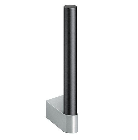 Spare WC roll holder for 2 rolls A100, anthracite metallic/aluminium grey metallic