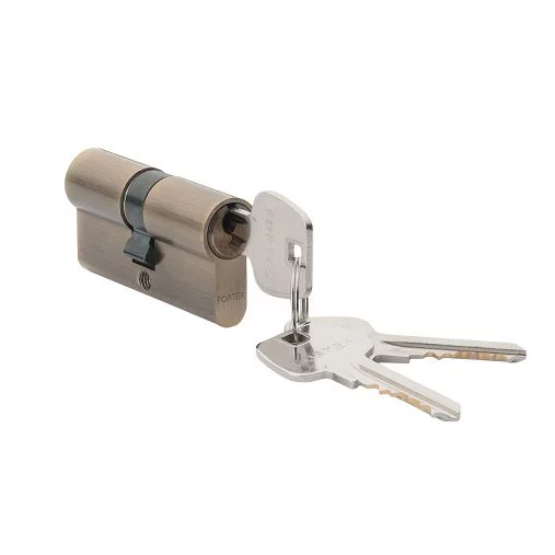 Profile cylinde 4E 30-30 OGR, 3 keys, bronze tone