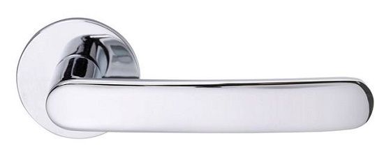 POLAR door handle, brass - polished chrome