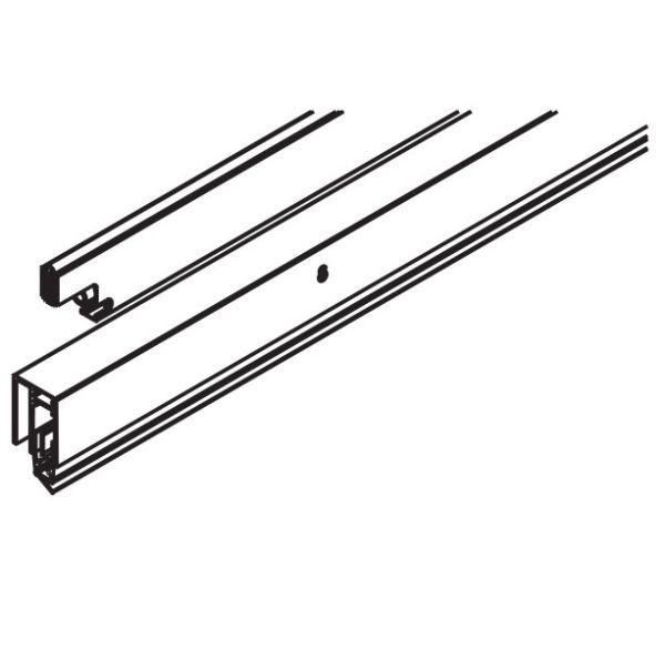 HAWA Acoustics M horizontal top/bottom sealing set for inside clearance 970-1100mm, left