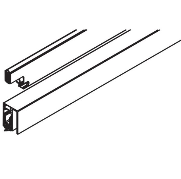 HAWA Acoustics XS horizontal top/bottom sealing set for inside clearance 750-850mm, right