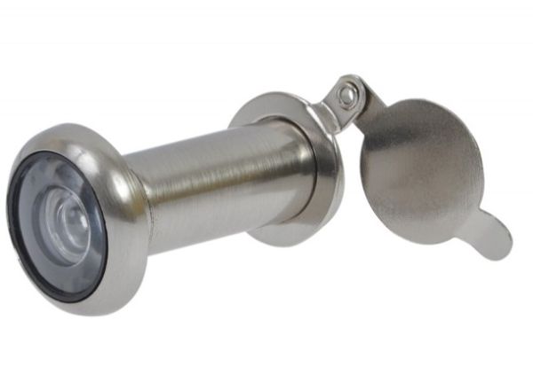 Door viewer Ø16, door thickness 50-90mm, matt nickel