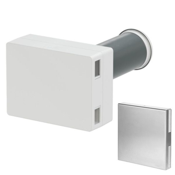 Aktyvaus vėdinimo įrenginys AEROPLUS WRG SMART su nerūdijančio plieno oro grotelių