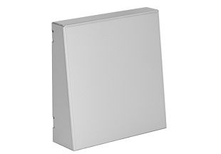 Nerūdijančio plieno oro sąlygų grotelės su gaubtu, Ø160 mm