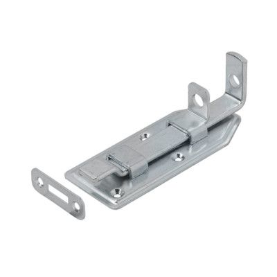Lockable door latch, 100x50x1.5mm, galvanized
